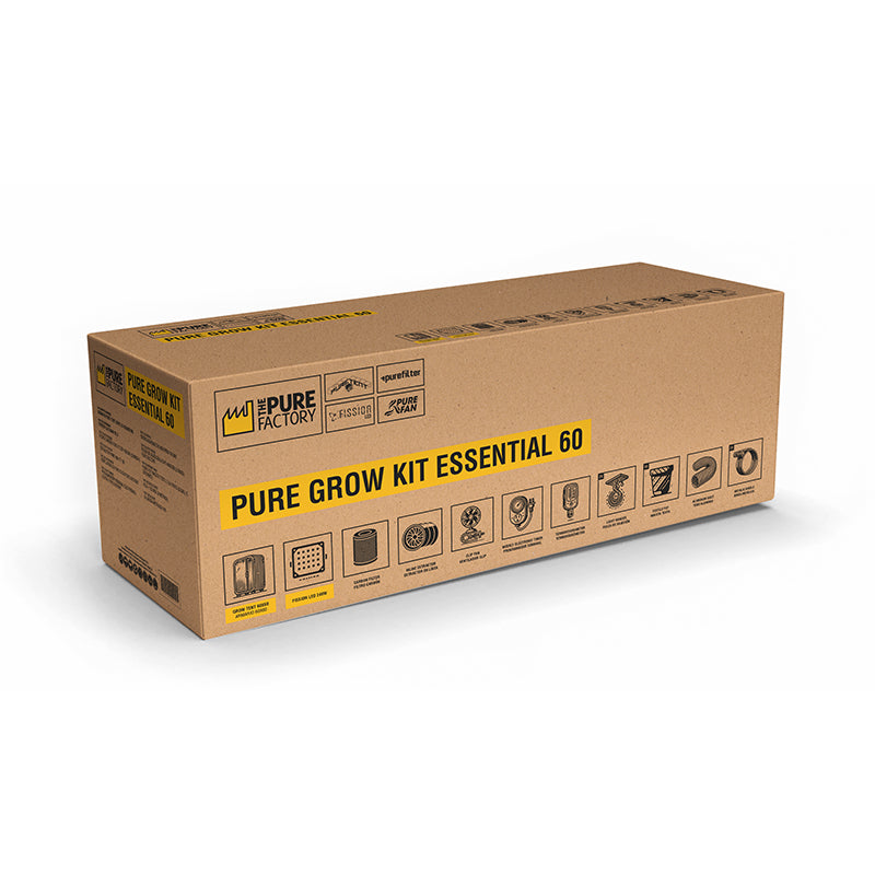 PURE Grow Kit Essential 60 + Sproutly – Komplettset (60 × 60 × 160 cm)