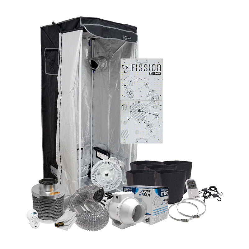 PURE Grow Kit Essential 60 + Sproutly – Komplettset (60 × 60 × 160 cm)