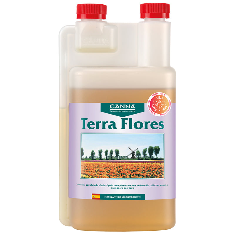 CANNA Terra Flores – 1 Liter (Blühdünger für Erde)